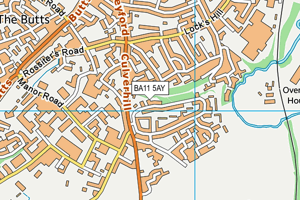 BA11 5AY map - OS VectorMap District (Ordnance Survey) BA11 5AY map - OS VectorMap District (Ordnance Survey)