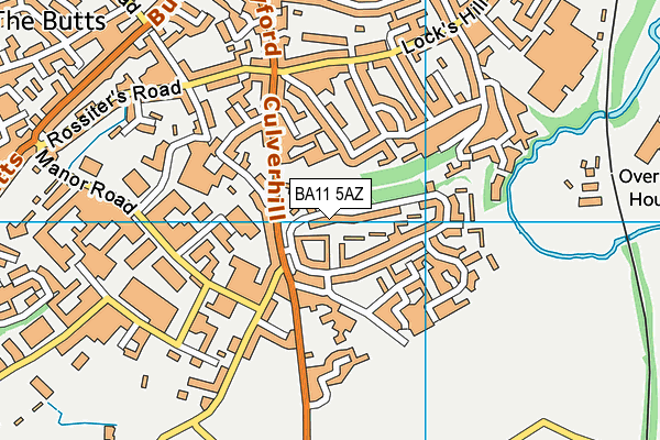 BA11 5AZ map - OS VectorMap District (Ordnance Survey) BA11 5AZ map - OS VectorMap District (Ordnance Survey)
