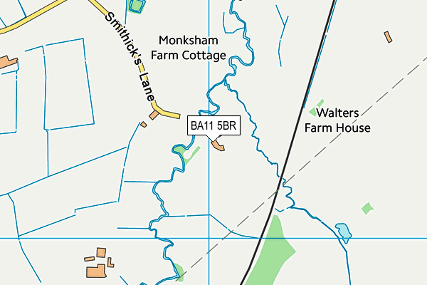 BA11 5BR map - OS VectorMap District (Ordnance Survey) BA11 5BR map - OS VectorMap District (Ordnance Survey)