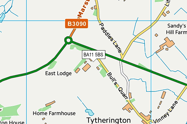 BA11 5BS map - OS VectorMap District (Ordnance Survey) BA11 5BS map - OS VectorMap District (Ordnance Survey)