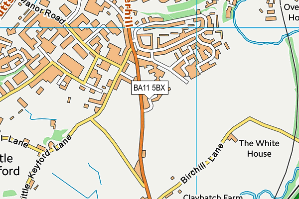 BA11 5BX map - OS VectorMap District (Ordnance Survey) BA11 5BX map - OS VectorMap District (Ordnance Survey)