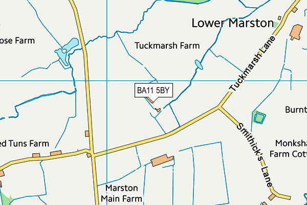 BA11 5BY map - OS VectorMap District (Ordnance Survey) BA11 5BY map - OS VectorMap District (Ordnance Survey)