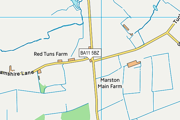 BA11 5BZ map - OS VectorMap District (Ordnance Survey) BA11 5BZ map - OS VectorMap District (Ordnance Survey)