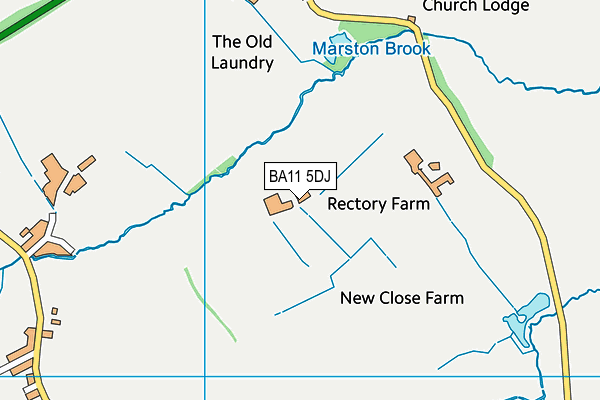 BA11 5DJ map - OS VectorMap District (Ordnance Survey) BA11 5DJ map - OS VectorMap District (Ordnance Survey)