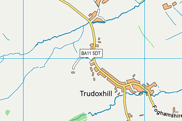 BA11 5DT map - OS VectorMap District (Ordnance Survey) BA11 5DT map - OS VectorMap District (Ordnance Survey)