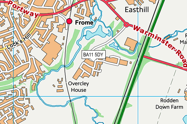 BA11 5DY map - OS VectorMap District (Ordnance Survey) BA11 5DY map - OS VectorMap District (Ordnance Survey)
