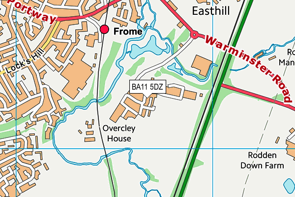 BA11 5DZ map - OS VectorMap District (Ordnance Survey) BA11 5DZ map - OS VectorMap District (Ordnance Survey)
