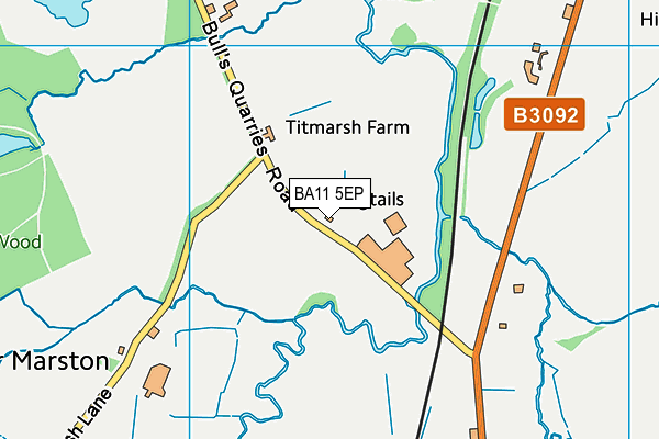 BA11 5EP map - OS VectorMap District (Ordnance Survey) BA11 5EP map - OS VectorMap District (Ordnance Survey)