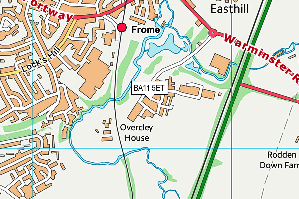 BA11 5ET map - OS VectorMap District (Ordnance Survey) BA11 5ET map - OS VectorMap District (Ordnance Survey)