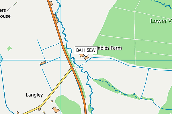 BA11 5EW map - OS VectorMap District (Ordnance Survey) BA11 5EW map - OS VectorMap District (Ordnance Survey)