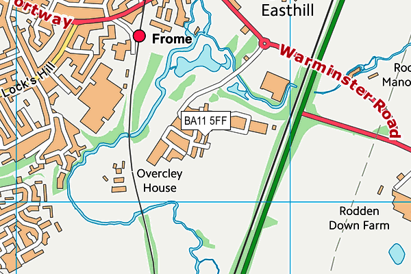 BA11 5FF map - OS VectorMap District (Ordnance Survey) BA11 5FF map - OS VectorMap District (Ordnance Survey)