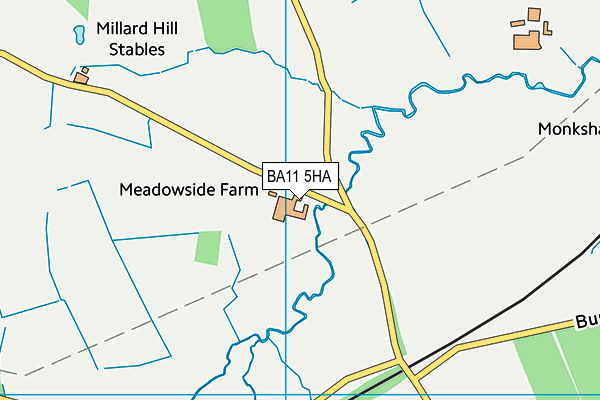 BA11 5HA map - OS VectorMap District (Ordnance Survey) BA11 5HA map - OS VectorMap District (Ordnance Survey)