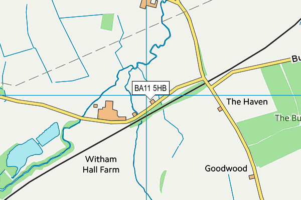 BA11 5HB map - OS VectorMap District (Ordnance Survey) BA11 5HB map - OS VectorMap District (Ordnance Survey)