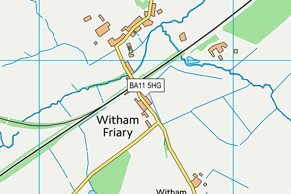 BA11 5HG map - OS VectorMap District (Ordnance Survey) BA11 5HG map - OS VectorMap District (Ordnance Survey)