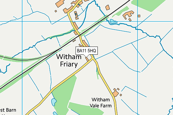 BA11 5HQ map - OS VectorMap District (Ordnance Survey) BA11 5HQ map - OS VectorMap District (Ordnance Survey)