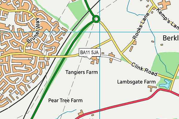 BA11 5JA map - OS VectorMap District (Ordnance Survey) BA11 5JA map - OS VectorMap District (Ordnance Survey)