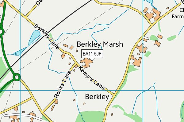 BA11 5JF map - OS VectorMap District (Ordnance Survey) BA11 5JF map - OS VectorMap District (Ordnance Survey)