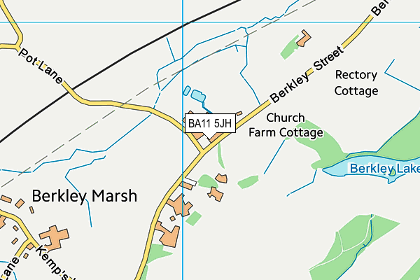 BA11 5JH map - OS VectorMap District (Ordnance Survey) BA11 5JH map - OS VectorMap District (Ordnance Survey)