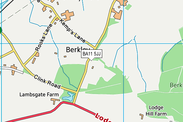 BA11 5JJ map - OS VectorMap District (Ordnance Survey) BA11 5JJ map - OS VectorMap District (Ordnance Survey)