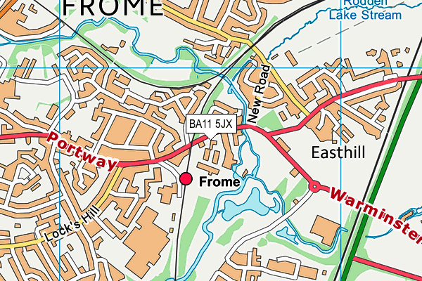 BA11 5JX map - OS VectorMap District (Ordnance Survey) BA11 5JX map - OS VectorMap District (Ordnance Survey)
