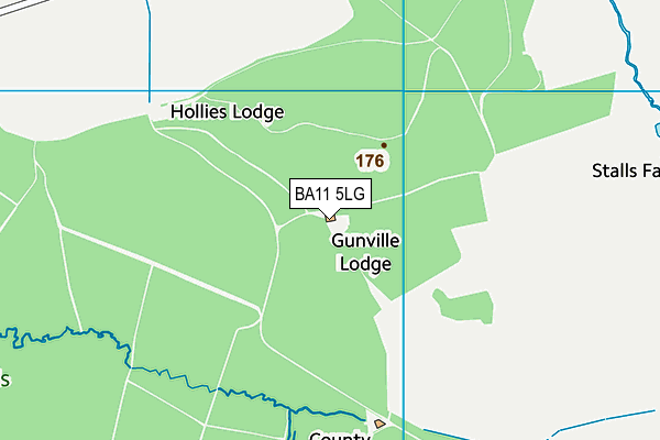BA11 5LG map - OS VectorMap District (Ordnance Survey) BA11 5LG map - OS VectorMap District (Ordnance Survey)