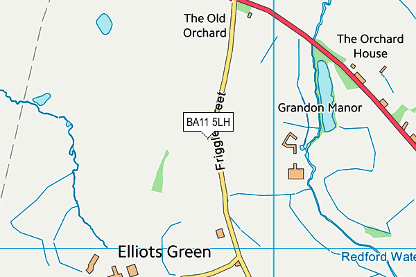 BA11 5LH map - OS VectorMap District (Ordnance Survey) BA11 5LH map - OS VectorMap District (Ordnance Survey)