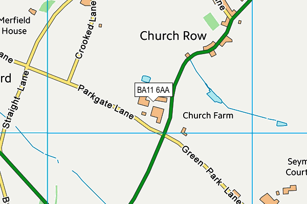 BA11 6AA map - OS VectorMap District (Ordnance Survey) BA11 6AA map - OS VectorMap District (Ordnance Survey)