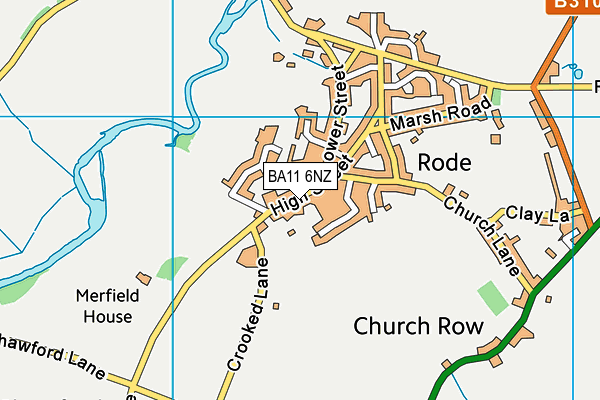 BA11 6NZ map - OS VectorMap District (Ordnance Survey) BA11 6NZ map - OS VectorMap District (Ordnance Survey)