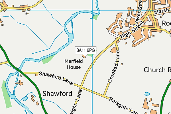 BA11 6PG map - OS VectorMap District (Ordnance Survey) BA11 6PG map - OS VectorMap District (Ordnance Survey)
