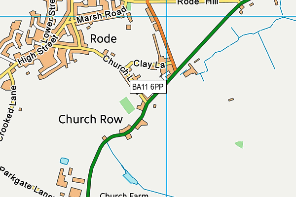 BA11 6PP map - OS VectorMap District (Ordnance Survey) BA11 6PP map - OS VectorMap District (Ordnance Survey)