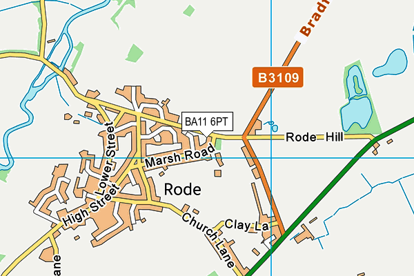 BA11 6PT map - OS VectorMap District (Ordnance Survey) BA11 6PT map - OS VectorMap District (Ordnance Survey)