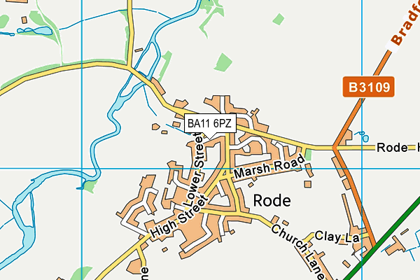 BA11 6PZ map - OS VectorMap District (Ordnance Survey) BA11 6PZ map - OS VectorMap District (Ordnance Survey)
