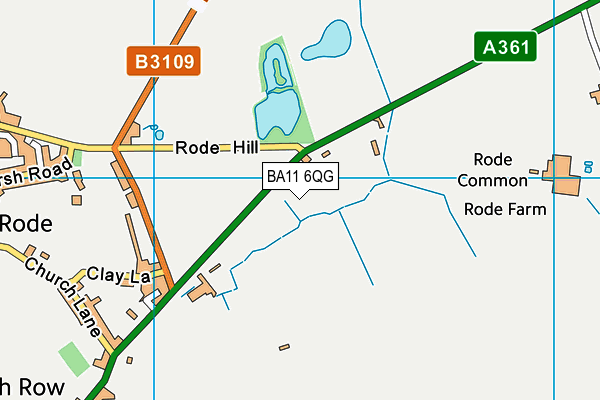 BA11 6QG map - OS VectorMap District (Ordnance Survey) BA11 6QG map - OS VectorMap District (Ordnance Survey)