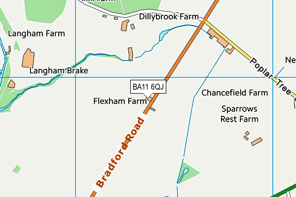 BA11 6QJ map - OS VectorMap District (Ordnance Survey) BA11 6QJ map - OS VectorMap District (Ordnance Survey)