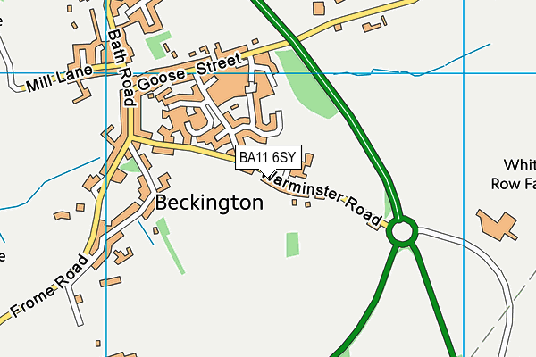 BA11 6SY map - OS VectorMap District (Ordnance Survey) BA11 6SY map - OS VectorMap District (Ordnance Survey)