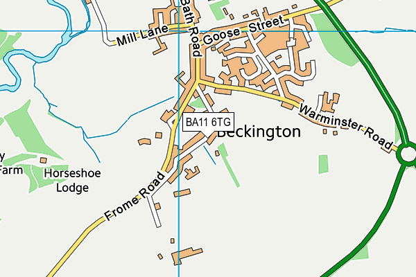 BA11 6TG map - OS VectorMap District (Ordnance Survey) BA11 6TG map - OS VectorMap District (Ordnance Survey)