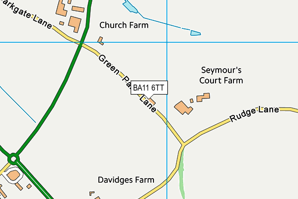 BA11 6TT map - OS VectorMap District (Ordnance Survey) BA11 6TT map - OS VectorMap District (Ordnance Survey)