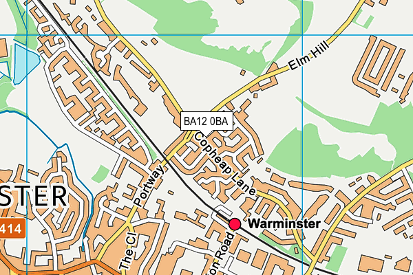 BA12 0BA map - OS VectorMap District (Ordnance Survey) BA12 0BA map - OS VectorMap District (Ordnance Survey)
