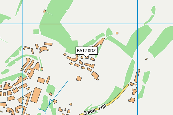 BA12 0DZ map - OS VectorMap District (Ordnance Survey) BA12 0DZ map - OS VectorMap District (Ordnance Survey)