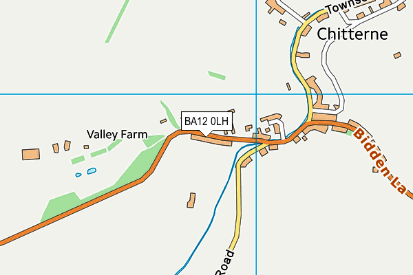 BA12 0LH map - OS VectorMap District (Ordnance Survey) BA12 0LH map - OS VectorMap District (Ordnance Survey)