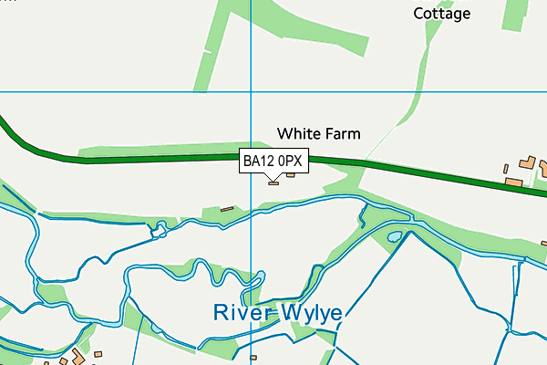 BA12 0PX map - OS VectorMap District (Ordnance Survey)