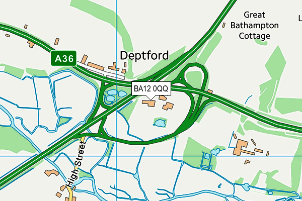 BA12 0QQ map - OS VectorMap District (Ordnance Survey) BA12 0QQ map - OS VectorMap District (Ordnance Survey)