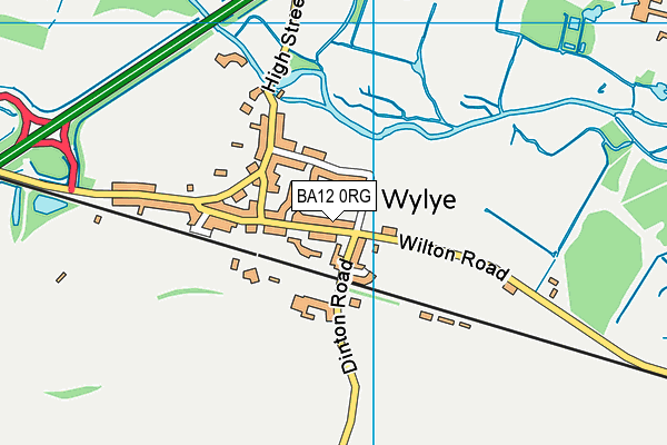 BA12 0RG map - OS VectorMap District (Ordnance Survey) BA12 0RG map - OS VectorMap District (Ordnance Survey)