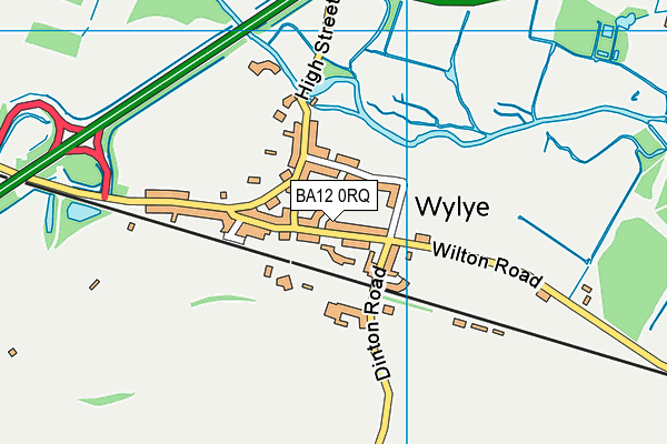 BA12 0RQ map - OS VectorMap District (Ordnance Survey) BA12 0RQ map - OS VectorMap District (Ordnance Survey)