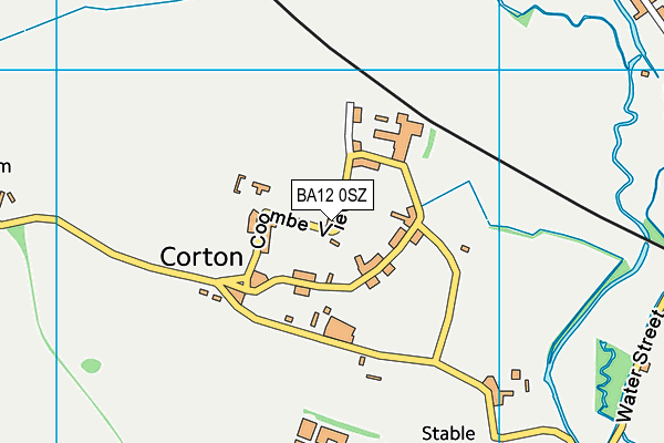 BA12 0SZ map - OS VectorMap District (Ordnance Survey) BA12 0SZ map - OS VectorMap District (Ordnance Survey)
