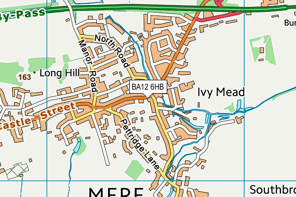 BA12 6HB map - OS VectorMap District (Ordnance Survey) BA12 6HB map - OS VectorMap District (Ordnance Survey)