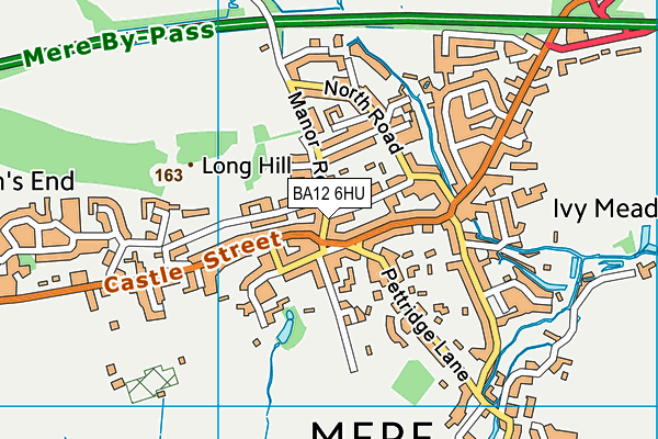 BA12 6HU map - OS VectorMap District (Ordnance Survey) BA12 6HU map - OS VectorMap District (Ordnance Survey)