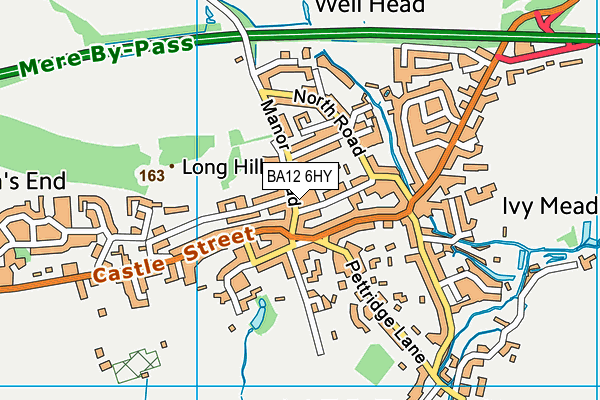 BA12 6HY map - OS VectorMap District (Ordnance Survey) BA12 6HY map - OS VectorMap District (Ordnance Survey)