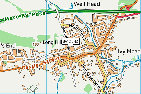 BA12 6HZ map - OS VectorMap District (Ordnance Survey) BA12 6HZ map - OS VectorMap District (Ordnance Survey)
