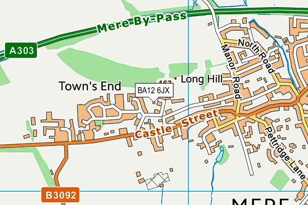 BA12 6JX map - OS VectorMap District (Ordnance Survey) BA12 6JX map - OS VectorMap District (Ordnance Survey)